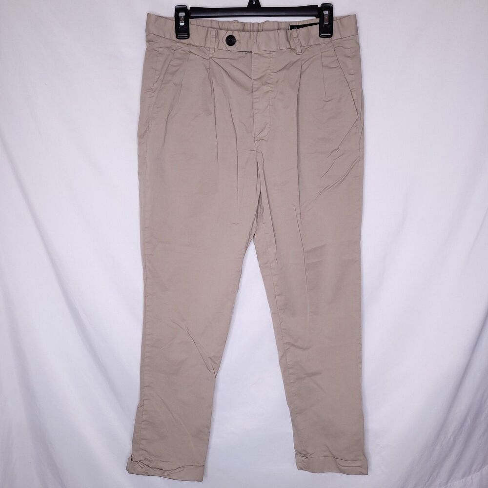 All Saints Pants Mens 30 Tan Begal Trouser Button Fly
